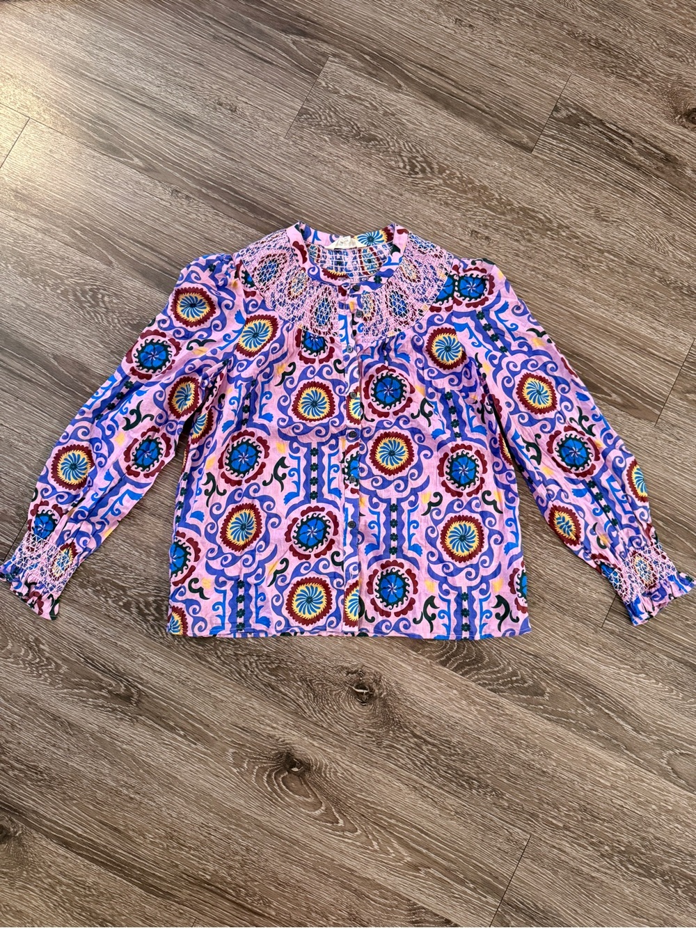 Boden Lone Sleeve Button Up Blouse